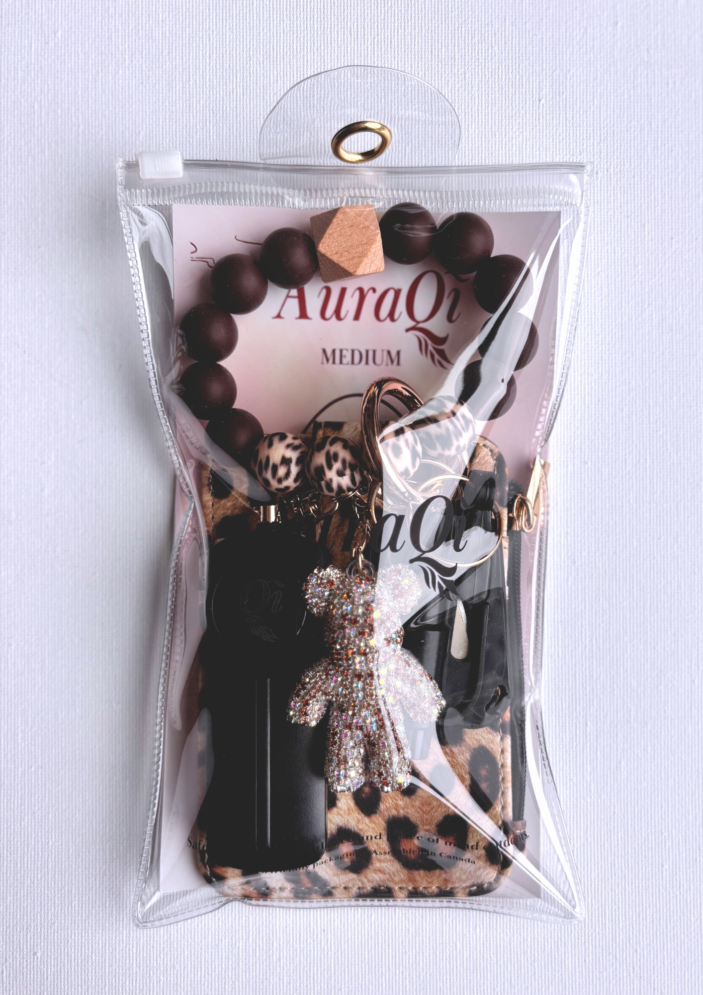 Untamed - Leopard Medium Safety Keychain